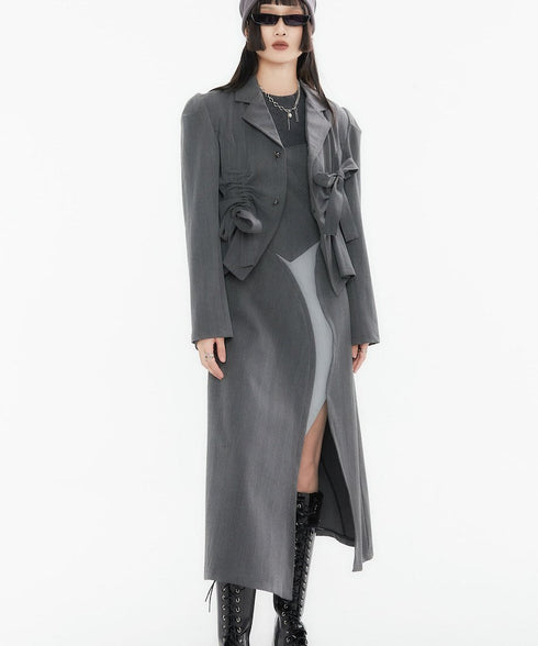 Layered Slit Dress